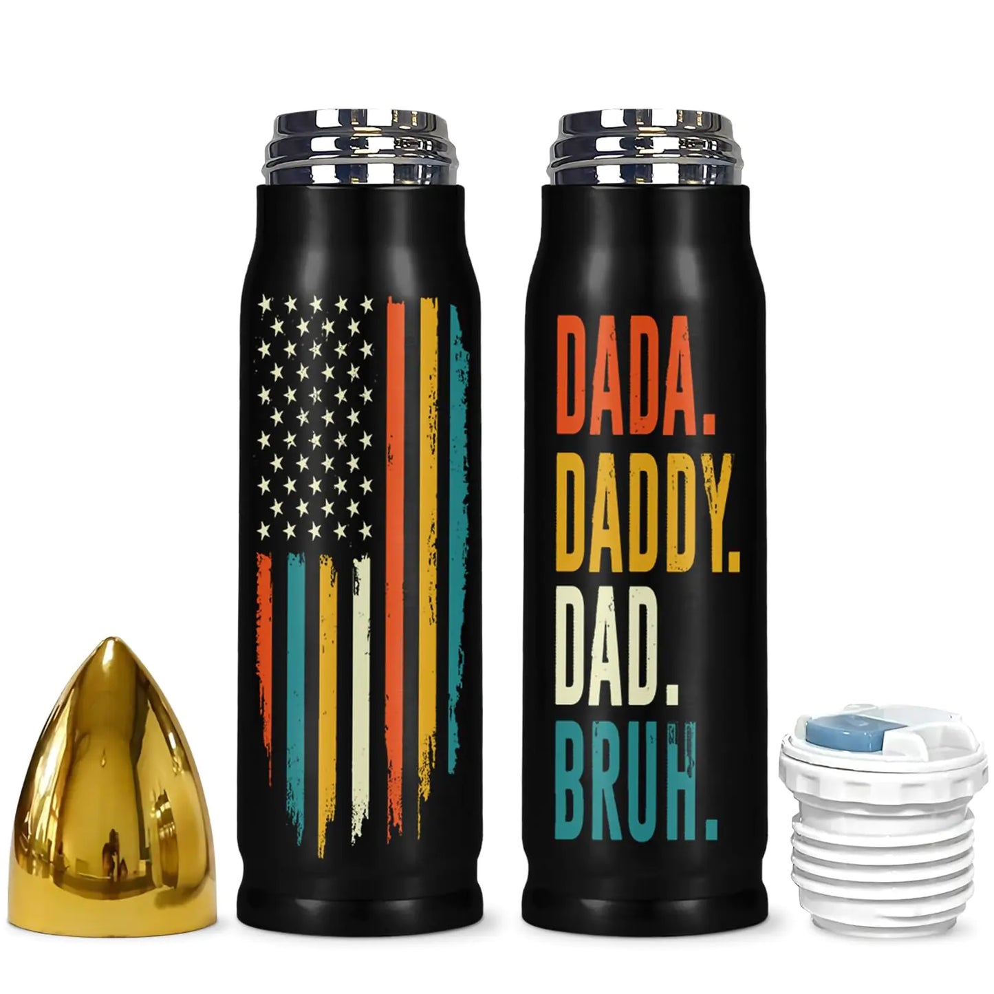 Gifts for Dad from Daughter Son Kids - Daddy Gifts Dad Gifts for Fathers Day - Dad Christmas Gifts Birthday Gifts for Dad Gifts for New Dad New Father to be Gifts Dad Bullet Tumbler 17Oz
