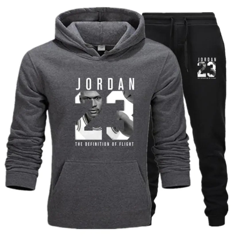 Men's Hoodie Pullover Casual Set & Sports Sweatshirt