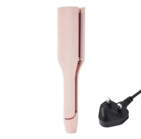 Lala Hair French Deep V Hair Curler – 32MM Big Wave & Water Ripple Curling Iron
