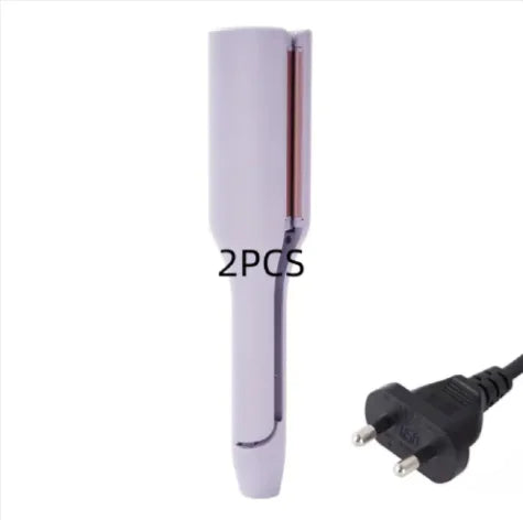 Lala Hair French Deep V Hair Curler – 32MM Big Wave & Water Ripple Curling Iron