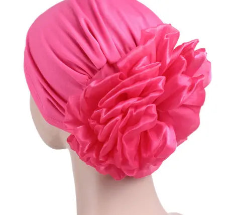 Women's Floral Elastic Bandana Headscarf Hat