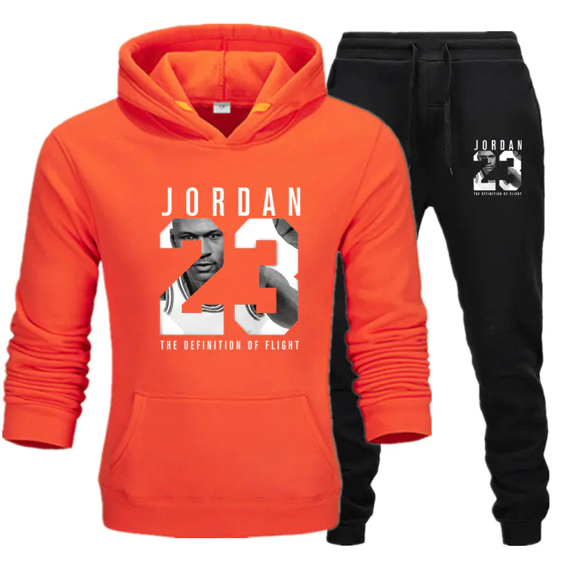 Men's Hoodie Pullover Casual Set & Sports Sweatshirt