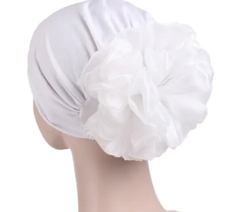 Women's Floral Elastic Bandana Headscarf Hat