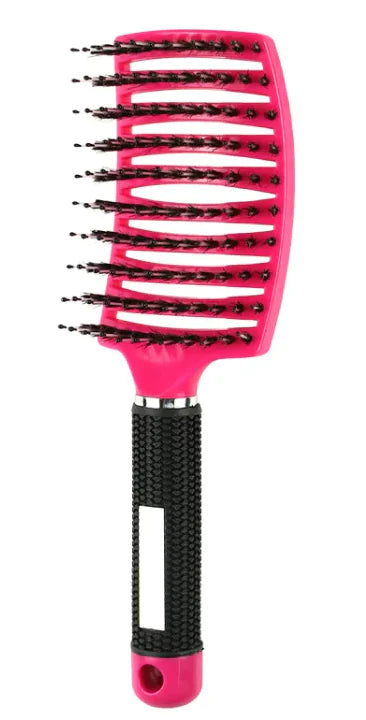 Lala Hair Curved Bristle Massage Comb – Multifunctional Styling for Curly Hair