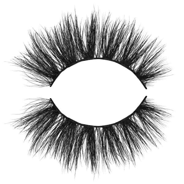 Lala Hair Nubian Eyelashes Cleopatra - Eyelash Extension for Day or Night Use Vegan Mink Lashes Cruelty-Free Fluffy Lashes Reusable Adhesive Eyelashes Matte Black Mink Eyelashes Natural Look